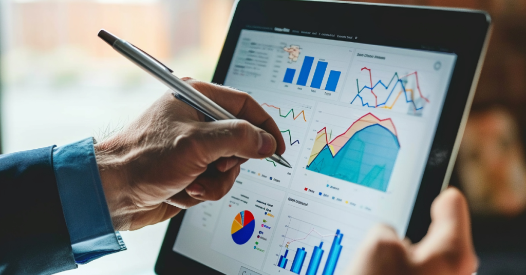 Small business owner using AI marketing automation CRM to save time